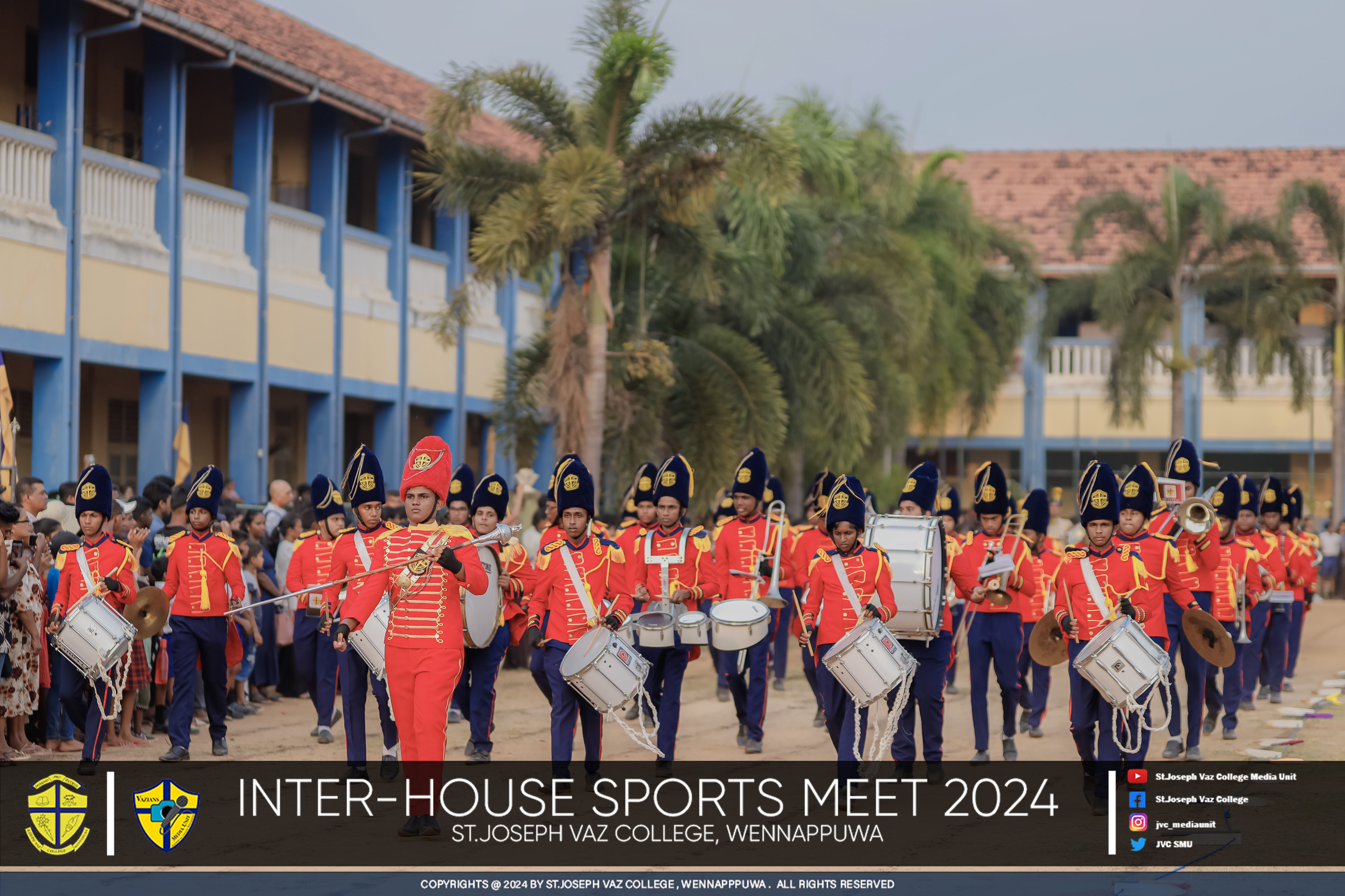 Inter House Sports Meet 2024 - St. Joseph Vaz College - Wennappuwa - Sri Lanka